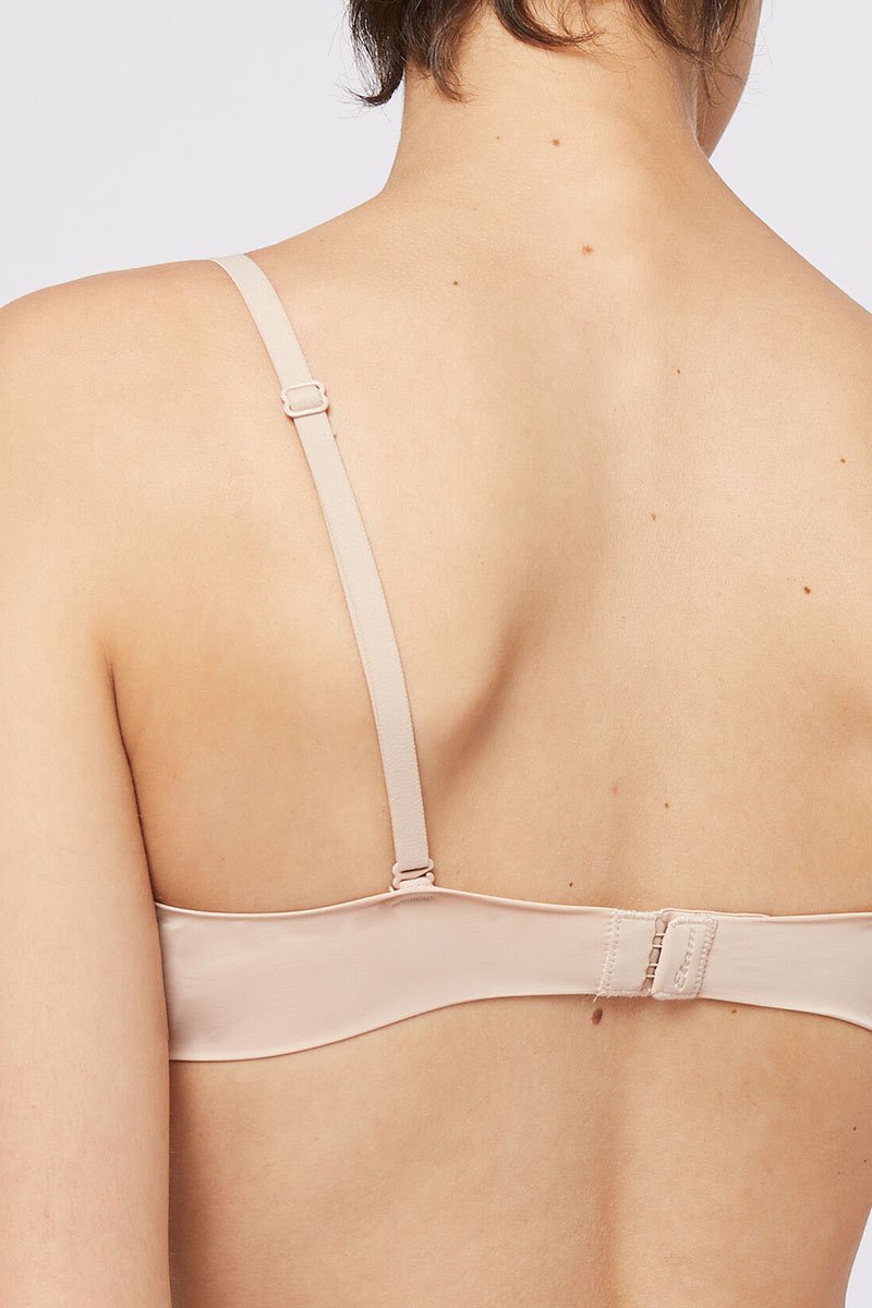 Soutien-gorge Balconnet Pure Fit Beige avec Armatures et Bonnets Moulés